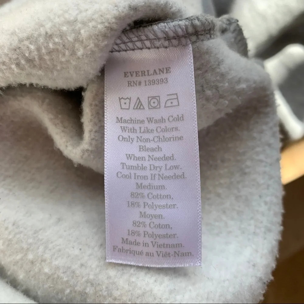 Everlane Gray Hoodie Sweatshirt - Picture 9 of 9